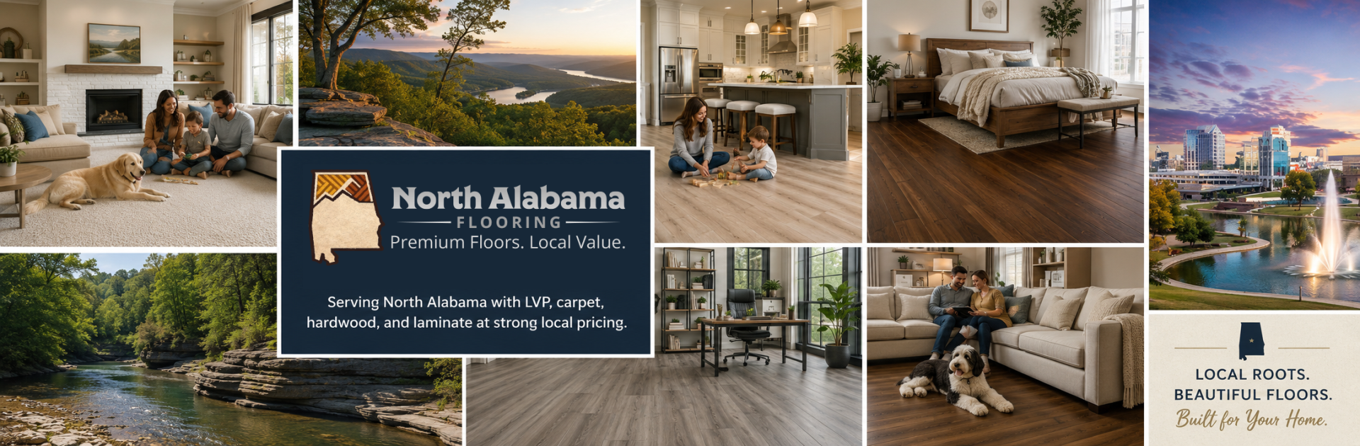 North Alabama Flooring Sale Banner
